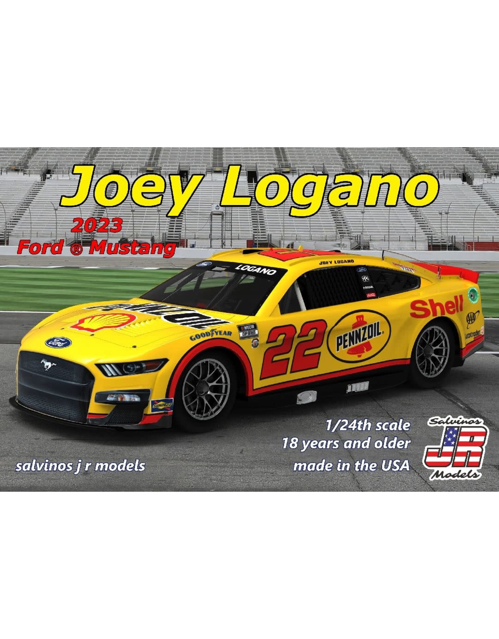 Salvinos JR 1/24 2023 Joey Logano Ford Mustang