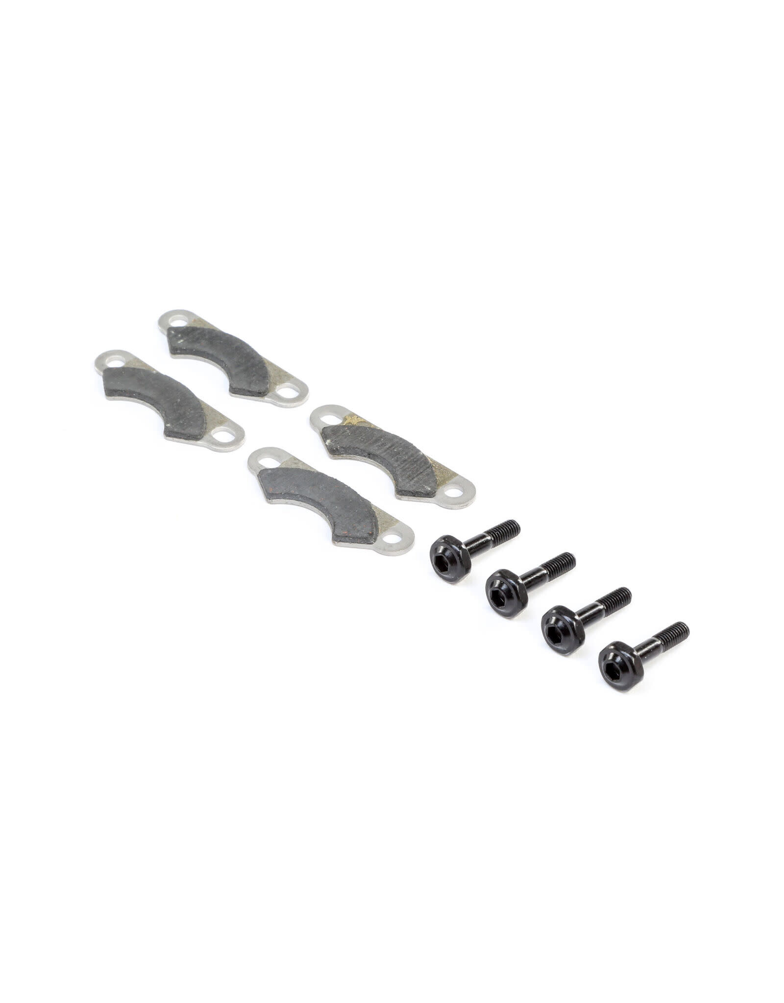Team Losi Racing Brake Pads and Screws (4): 8X
