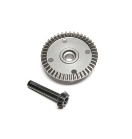 Team Losi Racing Front Differential Ring and Pinion Gear: 8XT