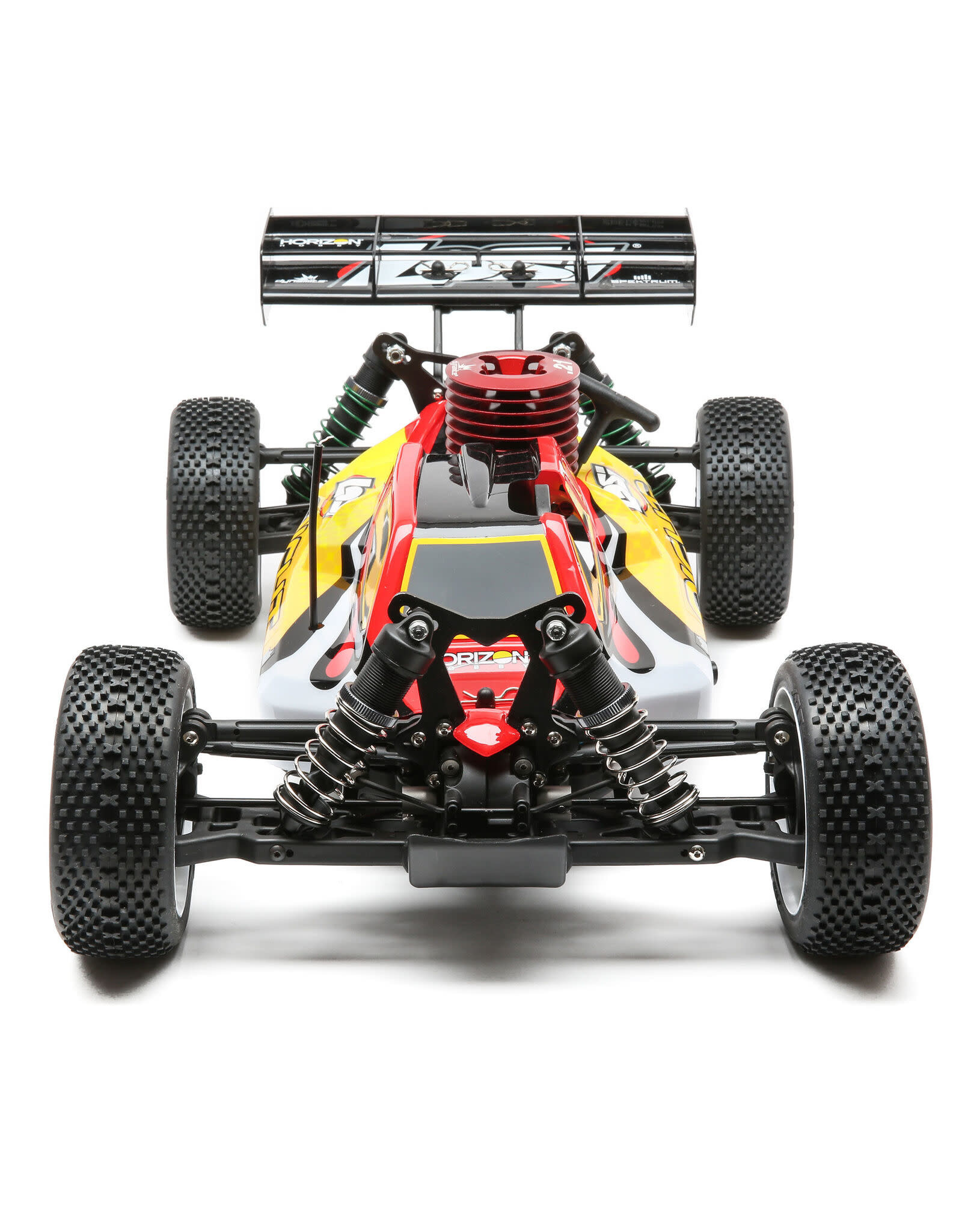 Losi 1/8 8IGHT 4WD Nitro Buggy RTR, Rouge/Jaune