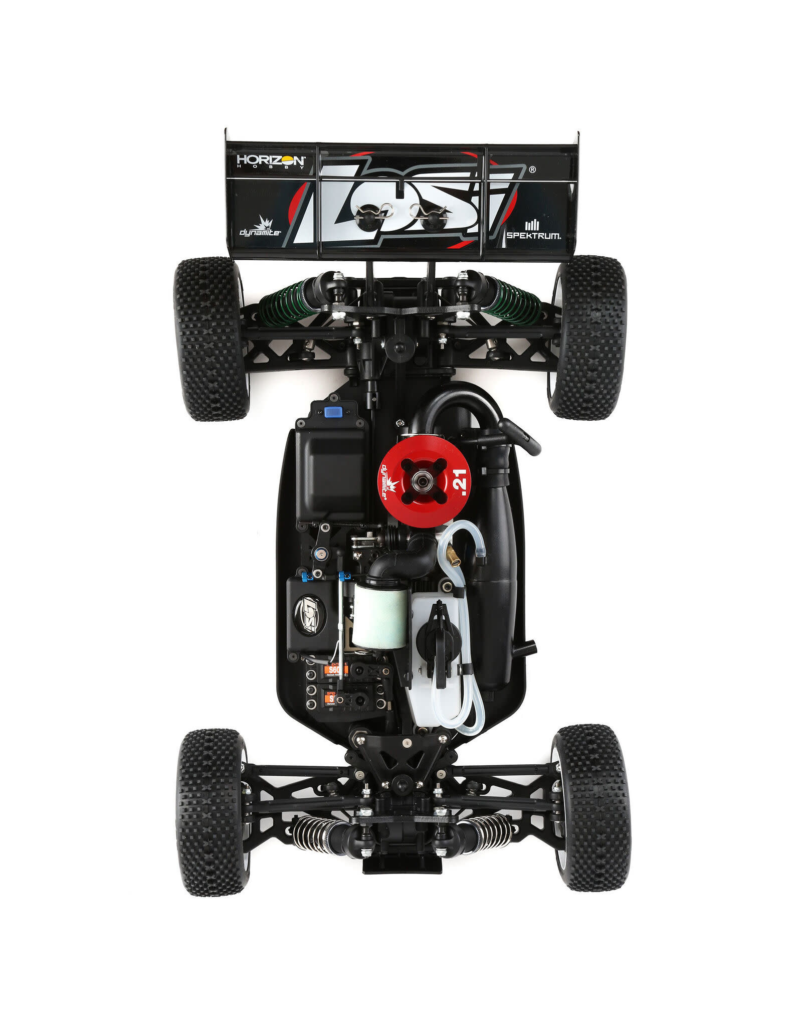 Losi 1/8 8IGHT 4WD Nitro Buggy RTR, Rouge/Jaune