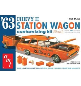 AMT 1/25 1963 Chevy II Station Wagon w/Trailer