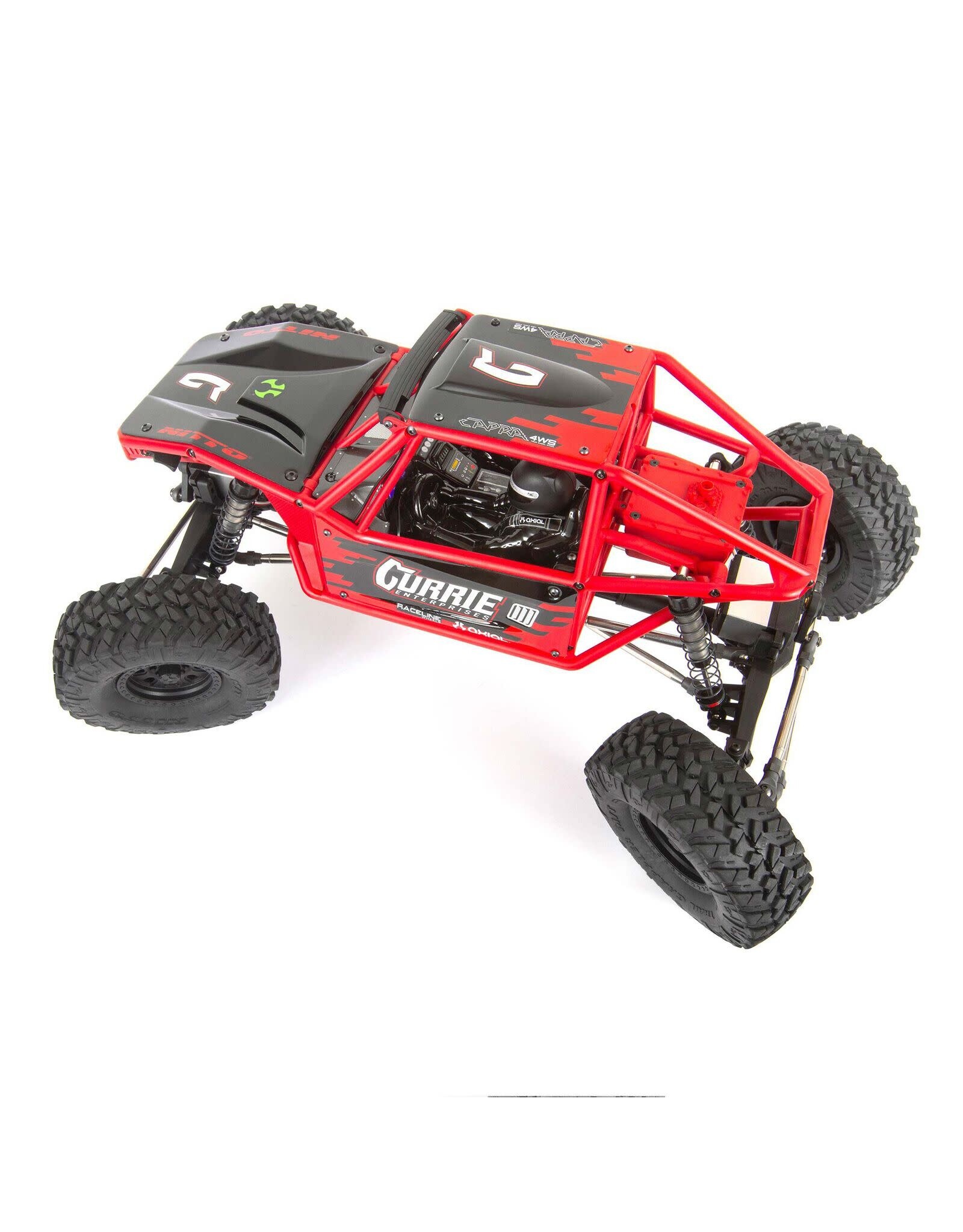 Axial 1/10 Capra 1.9 4WS Unlimited Trail Buggy RTR, Rouge