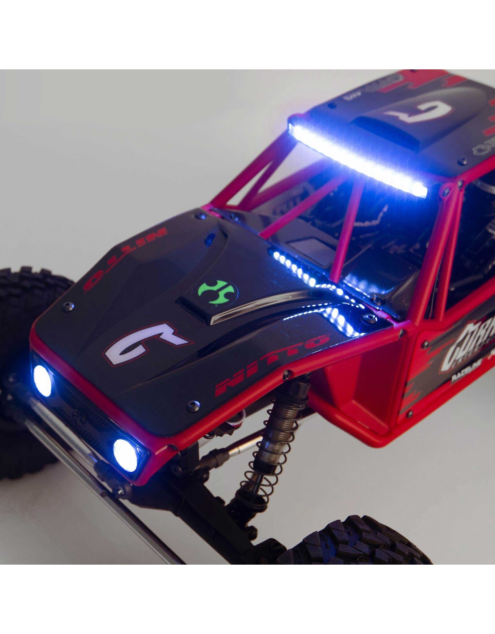 Axial 1/10 Capra 1.9 4WS Unlimited Trail Buggy RTR, Rouge