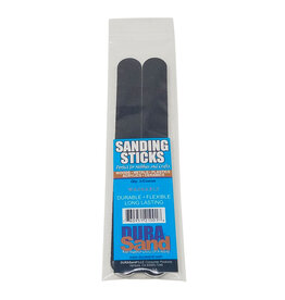 DuraSand Sanding Sticks, 2 Pieces, 100/180 Grit, Black