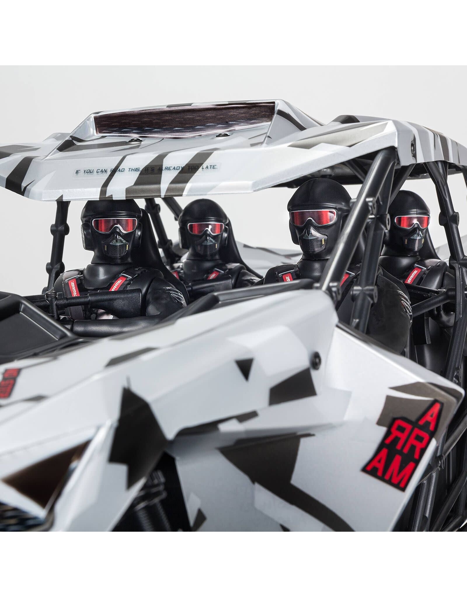 Arrma FIRETEAM 6S 4WD BLX 1/7 Speed Assault RTR White