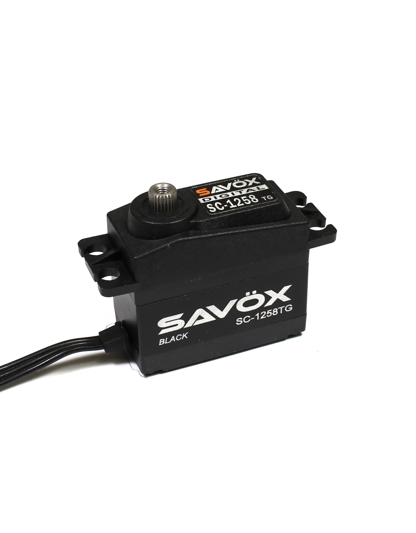 Savox Black Edition, Coreless Digital Servo, 0.08sec / 166oz @ 6V