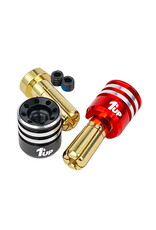 1UP Racing Heatsink Bullet Plug Connectors & Grips, 5mm