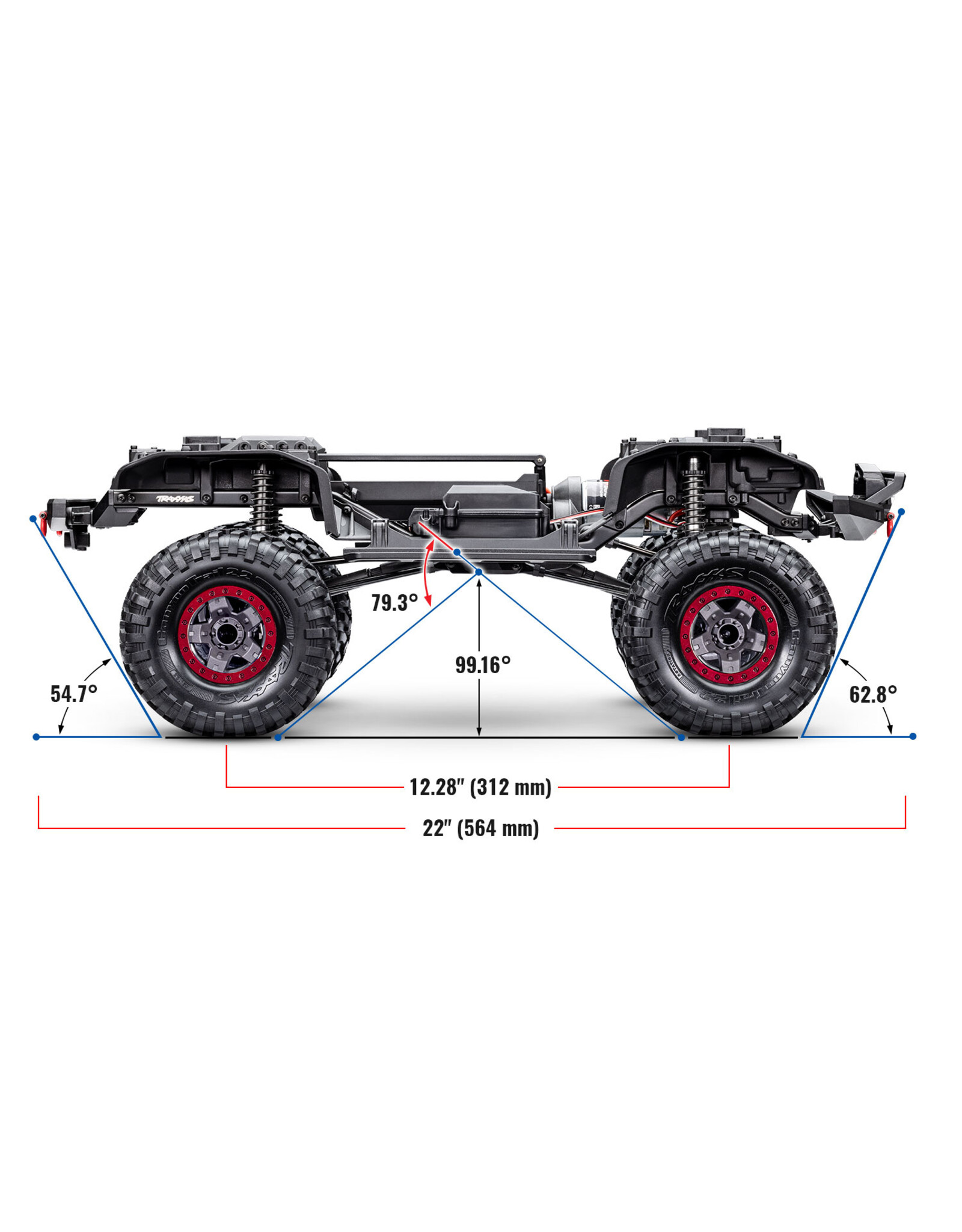 Traxxas TRX-4 Sport High Trail Bleu Métallique