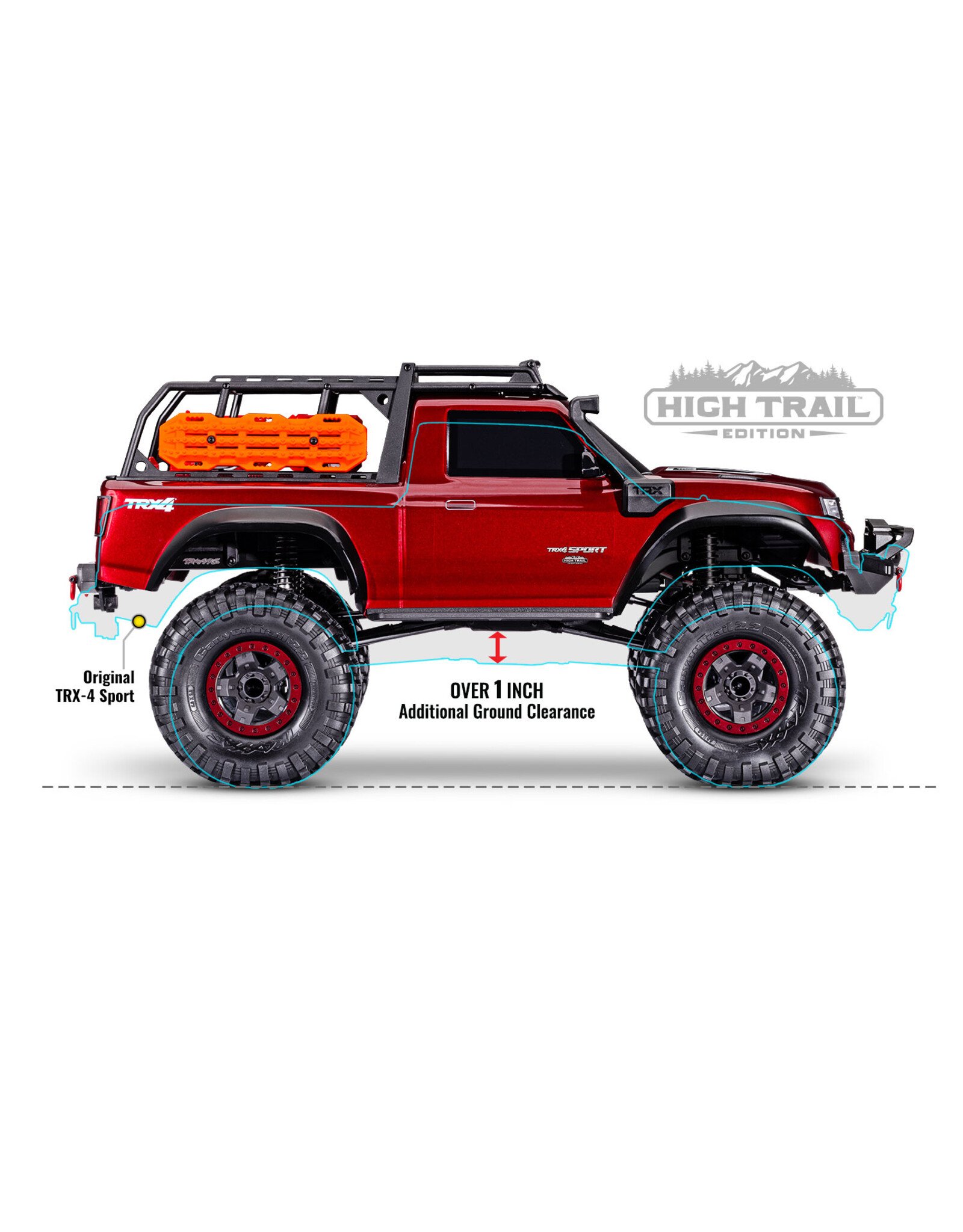 Traxxas TRX-4 Sport High Trail Bleu Métallique