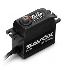Savox Black Edition High Voltage Brushless Digital Servo, 0.080sec / 347.2oz @ 7.4V