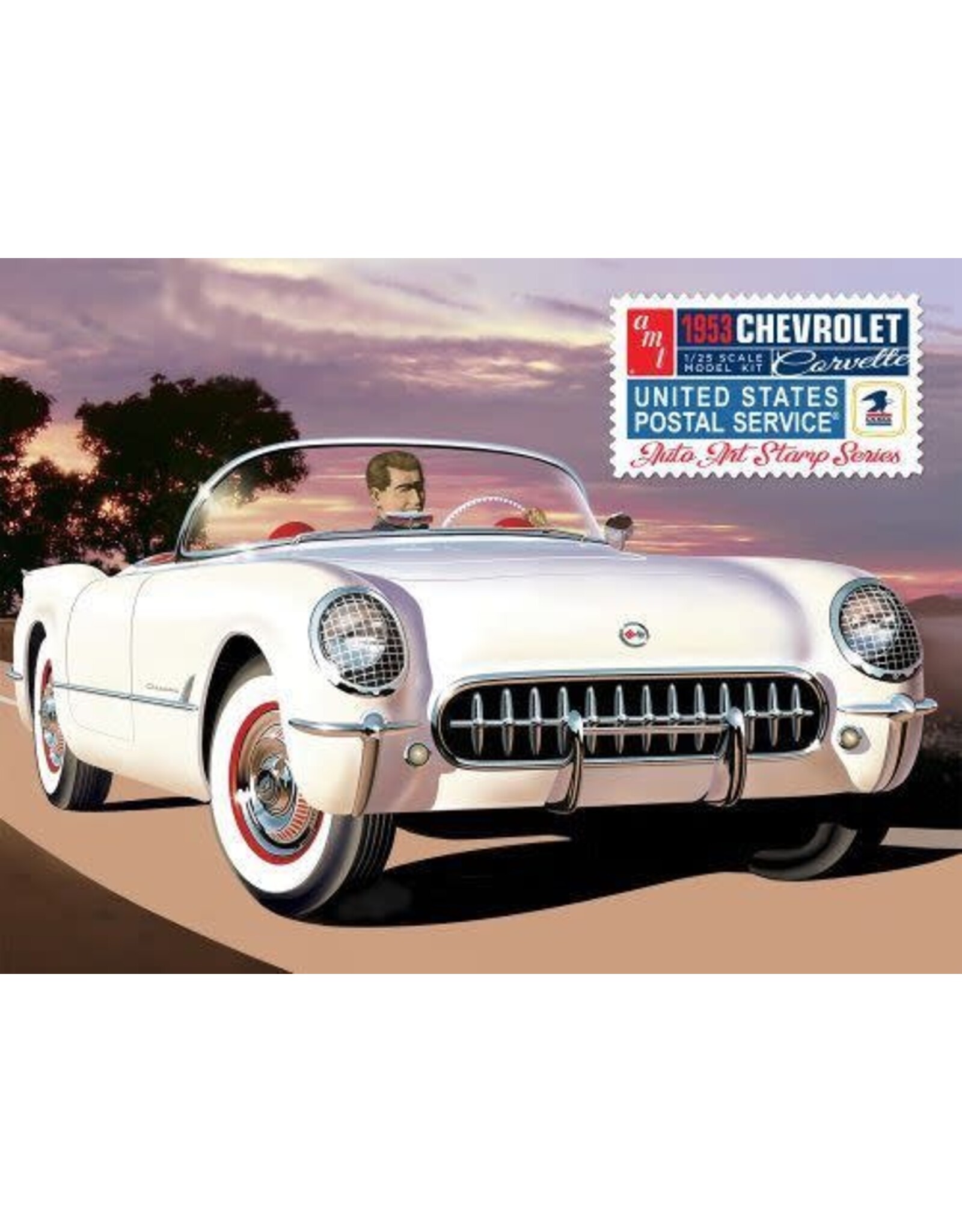 AMT 1953 Chevy Corvette (USPS Stamp Series)