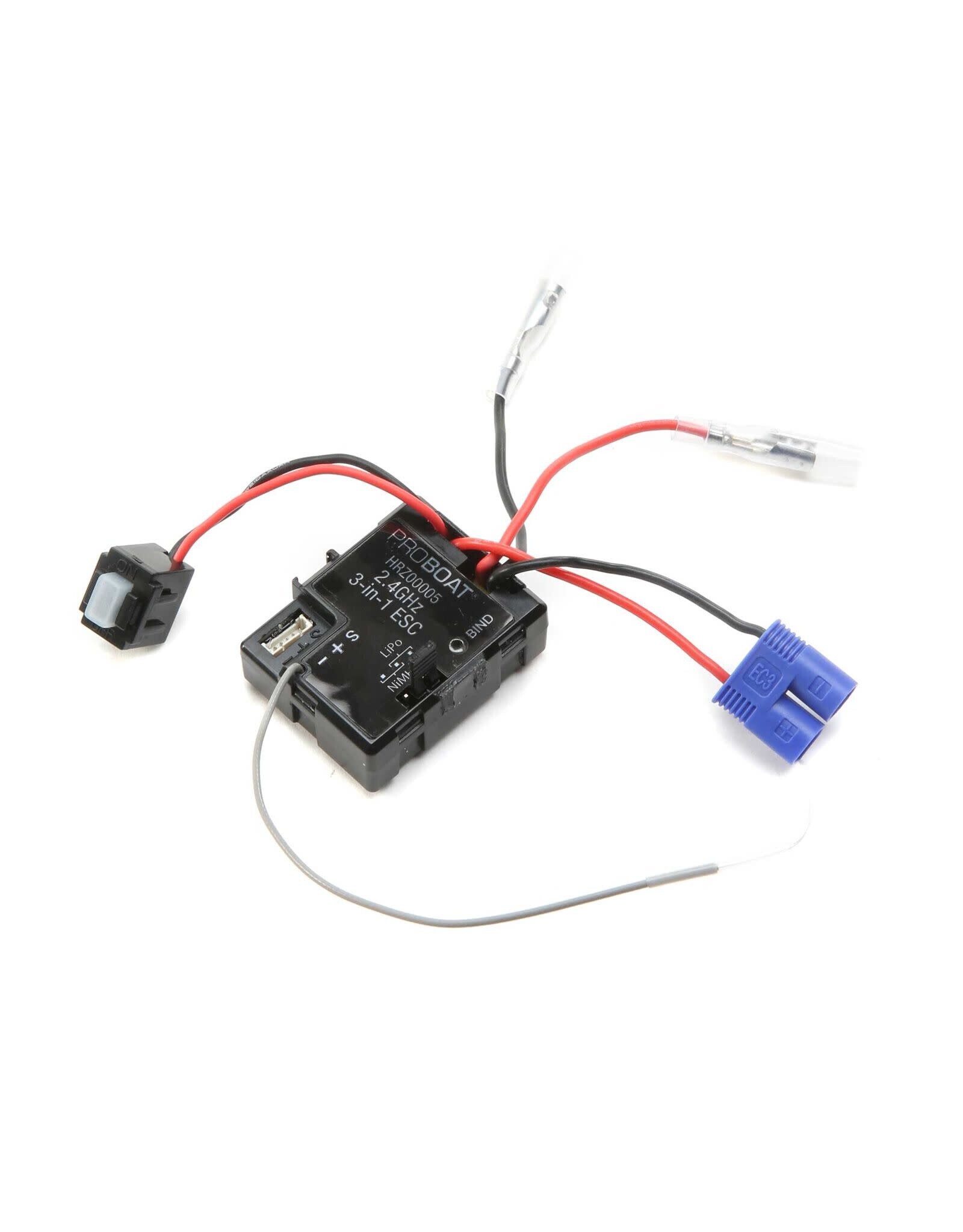 Horizon Hobby ESC/Receiver, 2.4GHz: 9-inch Sprintjet