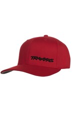 Traxxas Traxxas Large/XLarge Flex Hat Red w/Black Logo