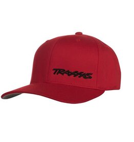 Traxxas Traxxas Large/XLarge Flex Hat Red w/Black Logo