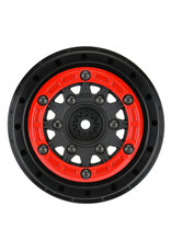 Pro-Line 1/10 Raid Bead-Loc F/R 2.2/3.0 SC (2) Rd/Blk