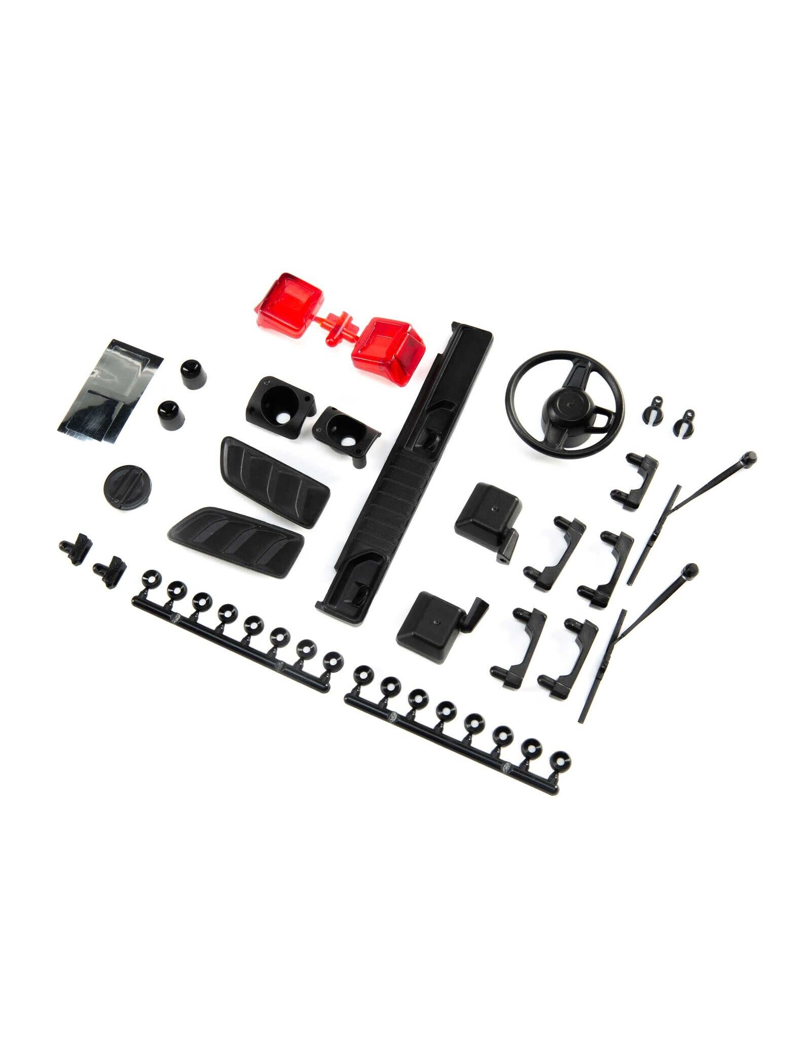 Axial Exterior Body Detail Parts Jeep JLU: SCX10III
