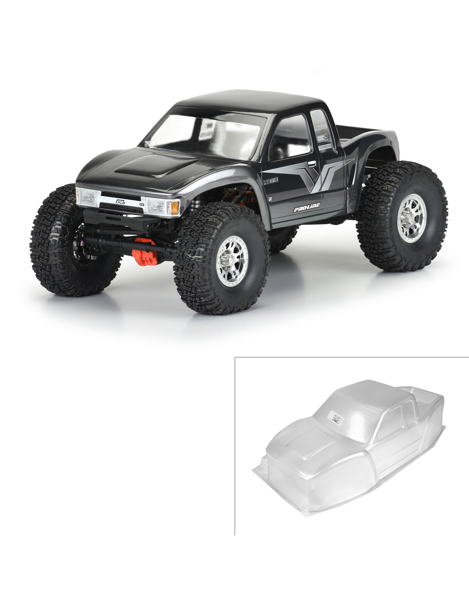 Pro-Line Cliffhanger HP Clr Bdy 12.3 (313mm) WB Crawlers