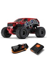 Arrma GORGON 2wd MT 1/10 RTR W/Batt and Charger Red