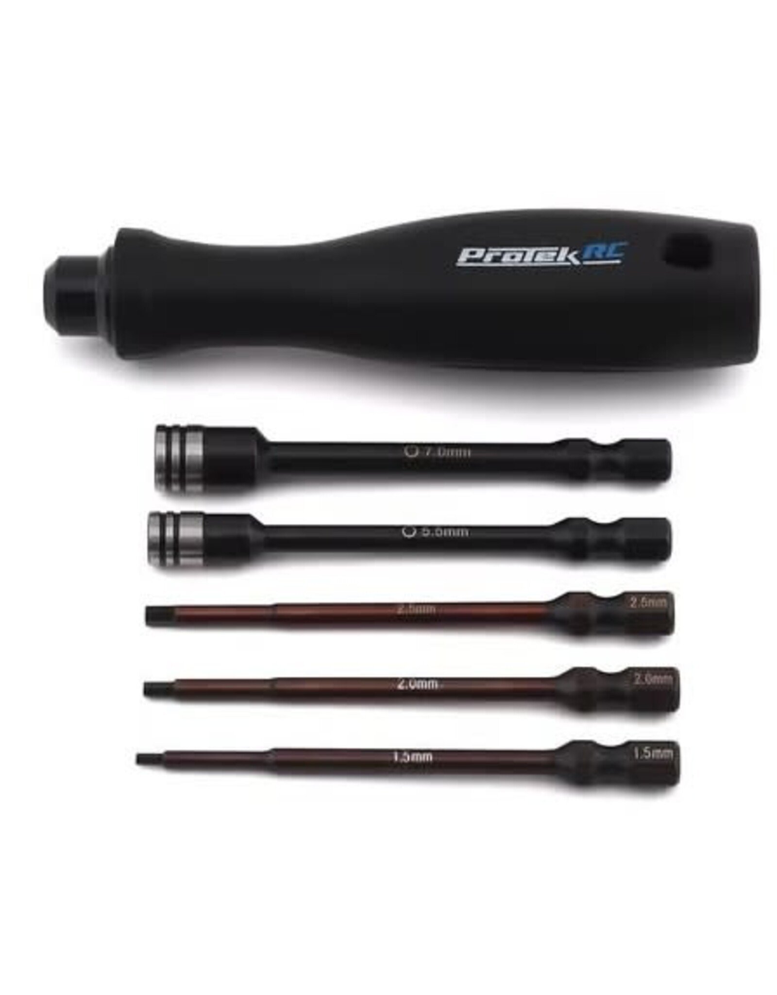 Protek RC "TruTorque" 5-Piece 1/4" Drive Hex & Nut Driver Set