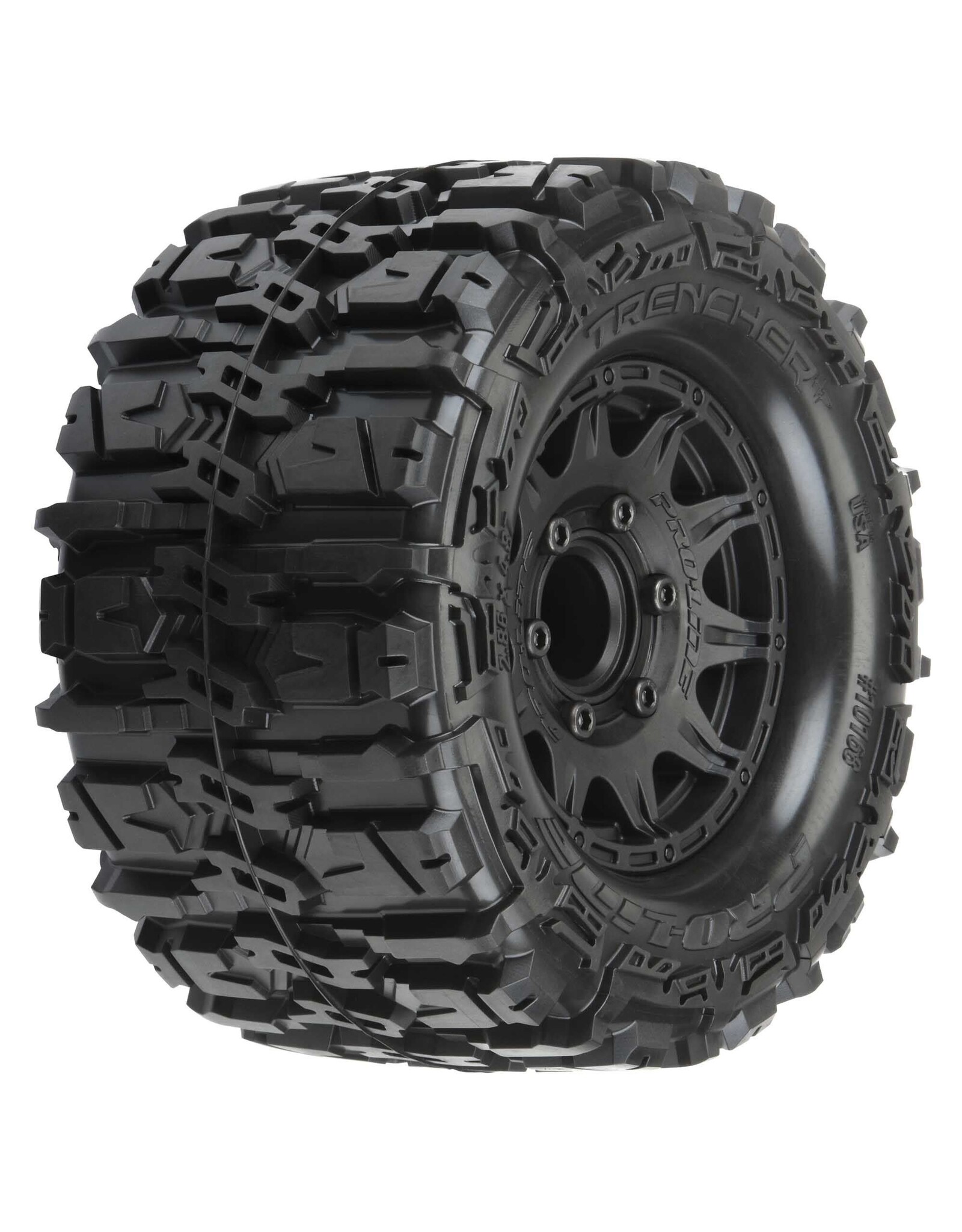 Pro-Line Trencher HP 2.8 BELTED Tires MTD Raid 6x30 WhlsF/R