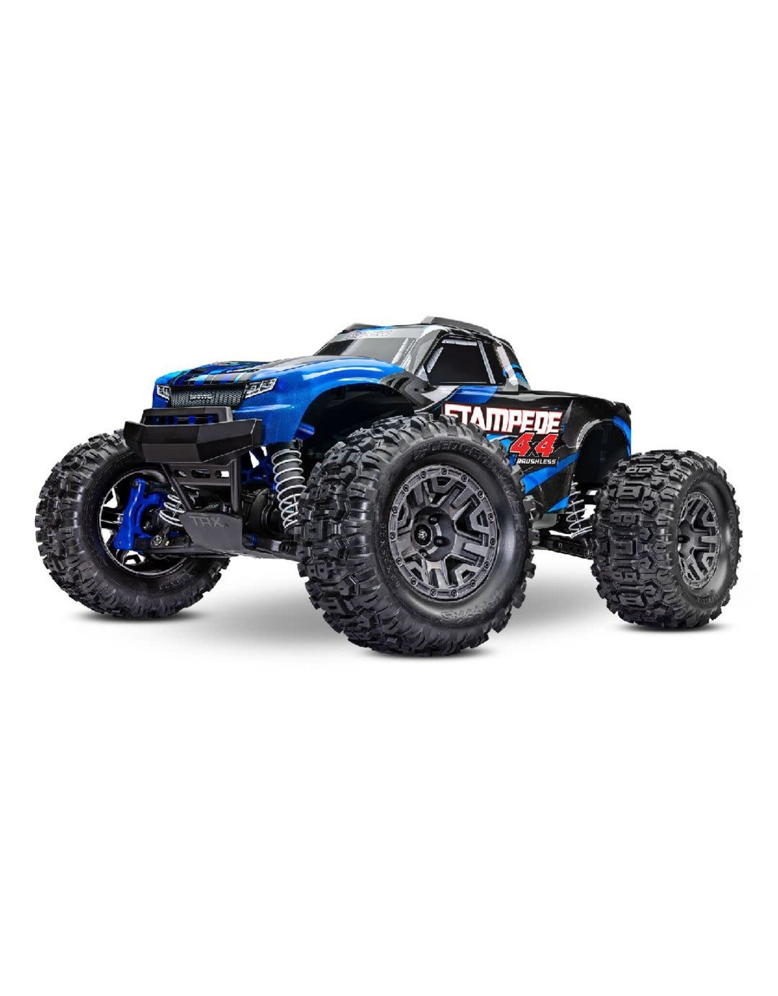 Traxxas Stampede 1/10 4X4 BL-2S Brushless Monster Truck RTR-Blue