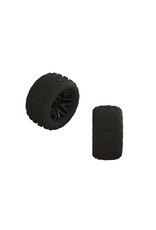 Arrma dBoots 'FORTRESS' Tire Set Glued (Black) (2 Pairs)