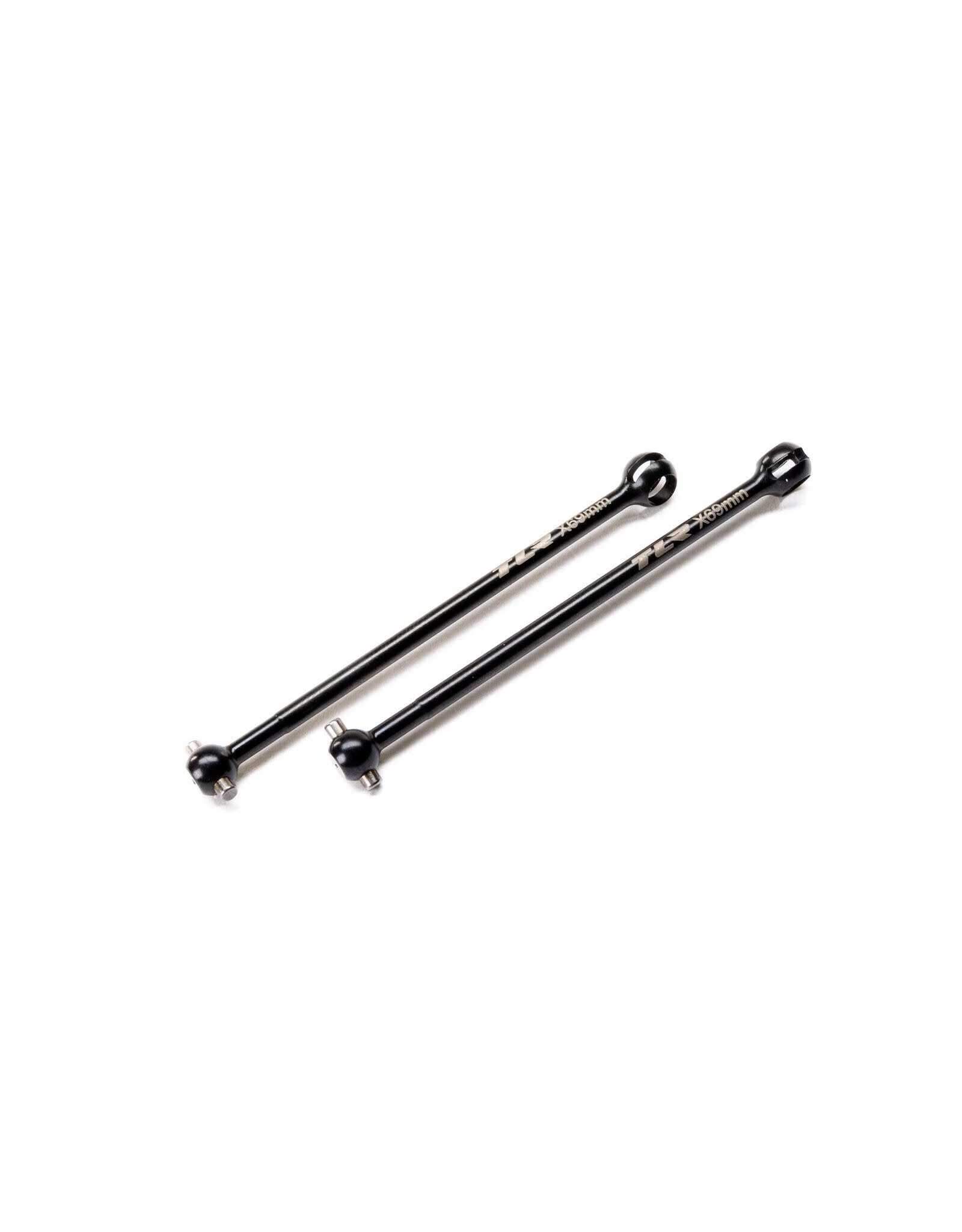 Team Losi Racing CVA Driveshaft Bones, X69mm (2): 22X