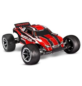 Traxxas Rustler 1/10 Stadium Truck RTR USB-C Charger- Red