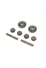 Team Losi Racing Diff Gear & Cross Pin Set, Metal: 22X-4