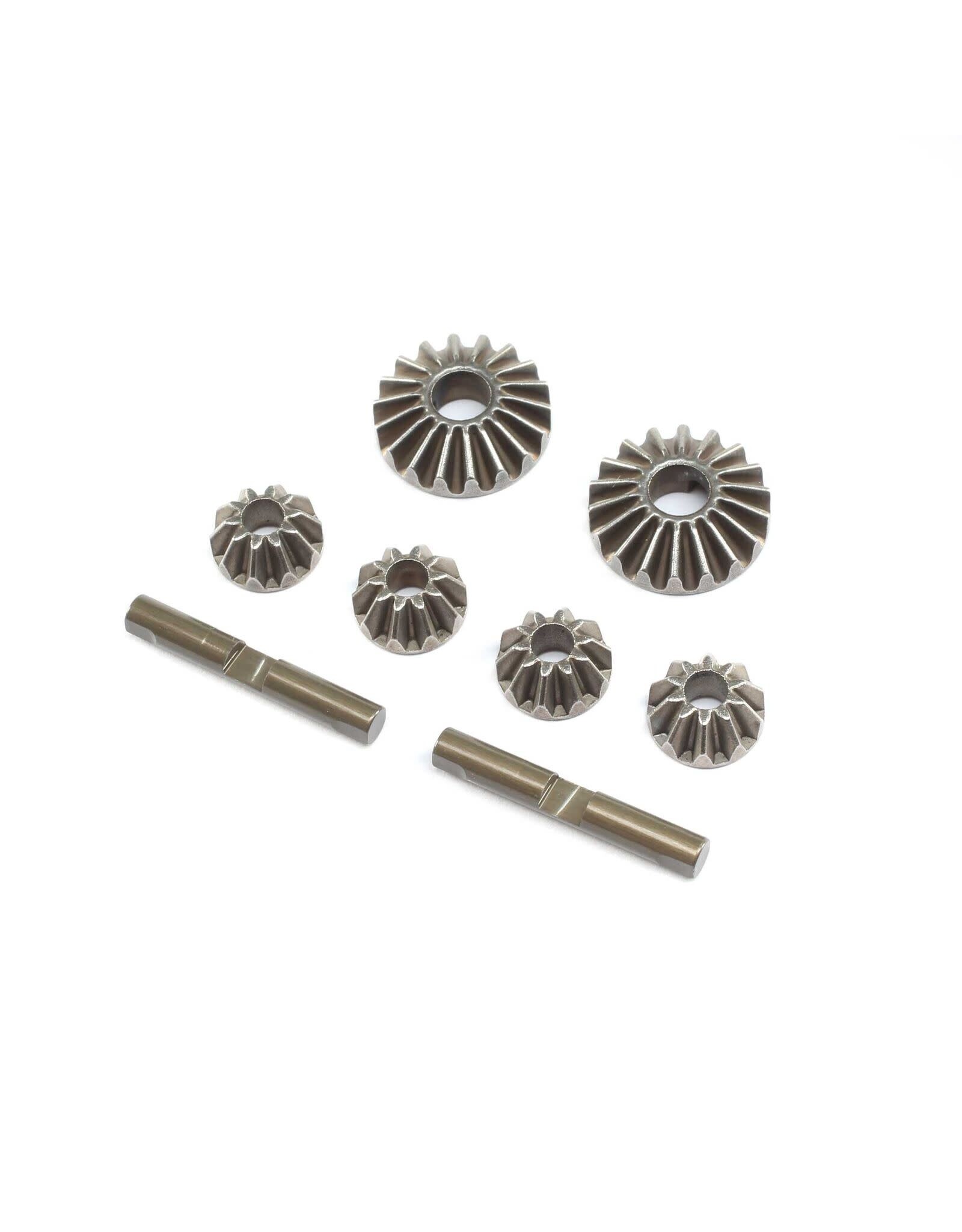 Team Losi Racing Diff Gear & Cross Pin Set, Metal: 22X-4