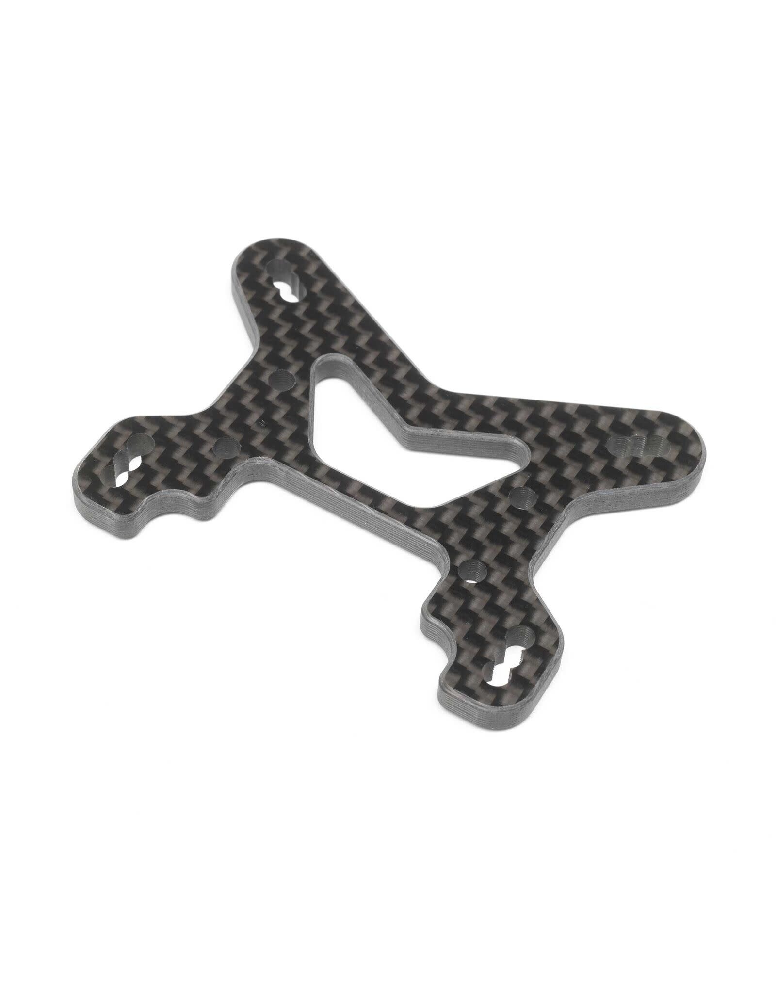 Team Losi Racing Carbon Front Shock Tower, V2: 22X-4