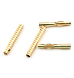 Protek RC ProTek RC 2.0mm Gold Plated Inline Connectors (2 Male/2 Female)