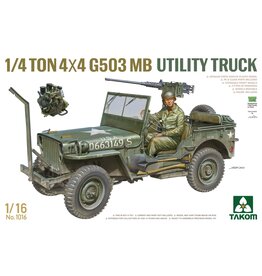 Takom 1/16 scale 1/4 Ton 4x4 G503 MB Utility Truck
