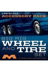 Moebius 1/25 Semi Wheels/Tires (10 pk)