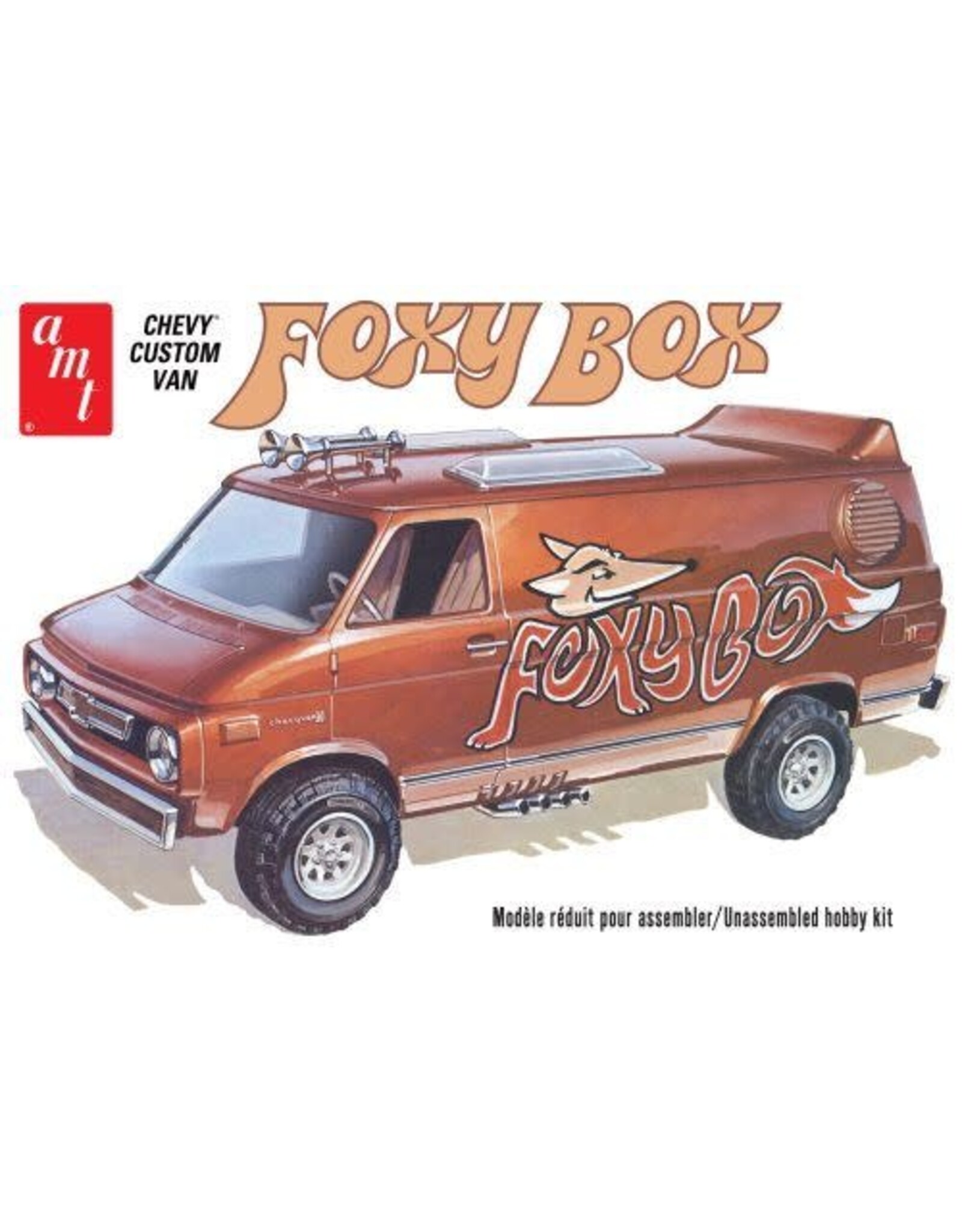 AMT 1975 Chevy Van "Foxy Box" 1/25 Model Kit (Level 2)