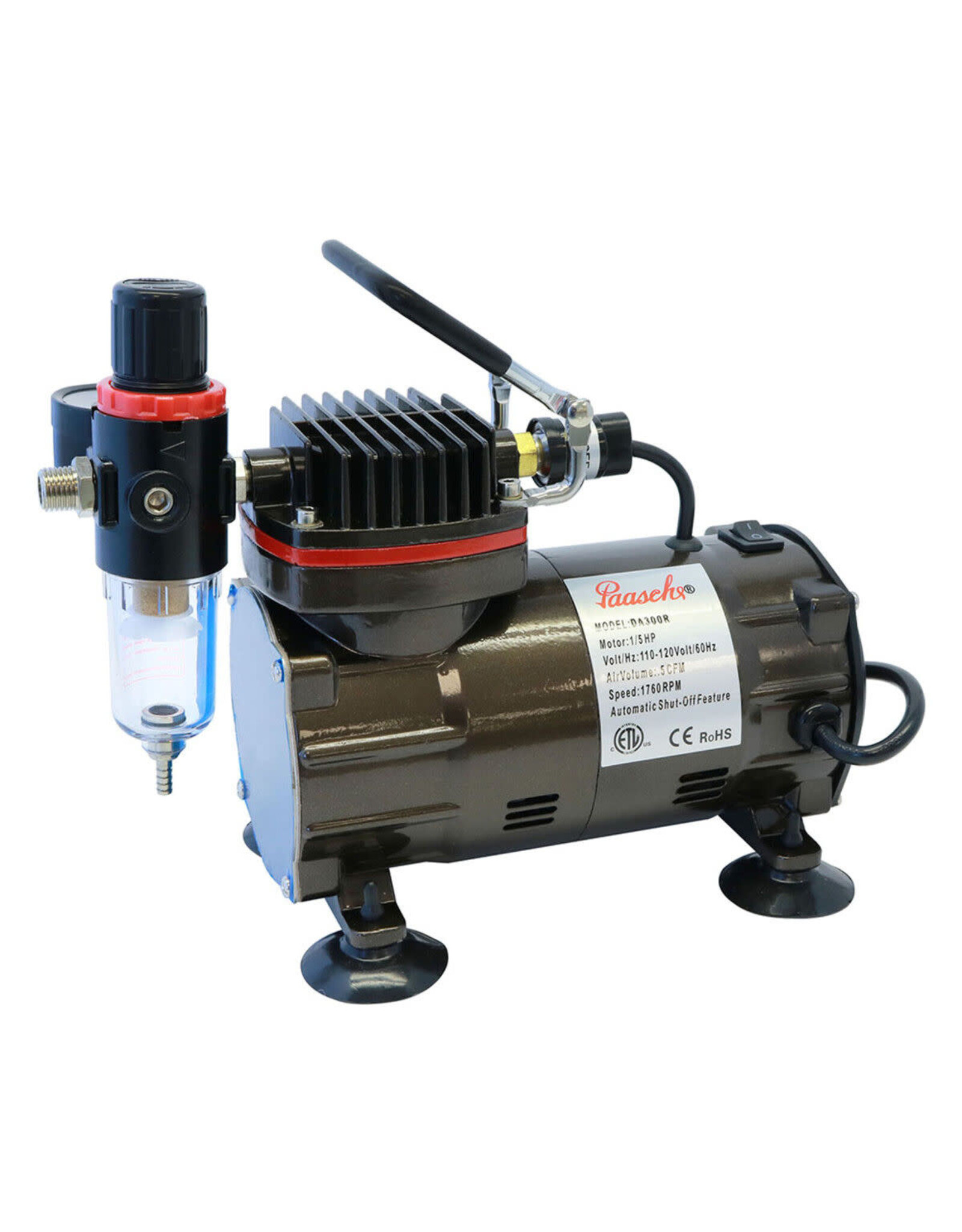Paasche DA300R Compressor w/Regulator & Moisture Trap