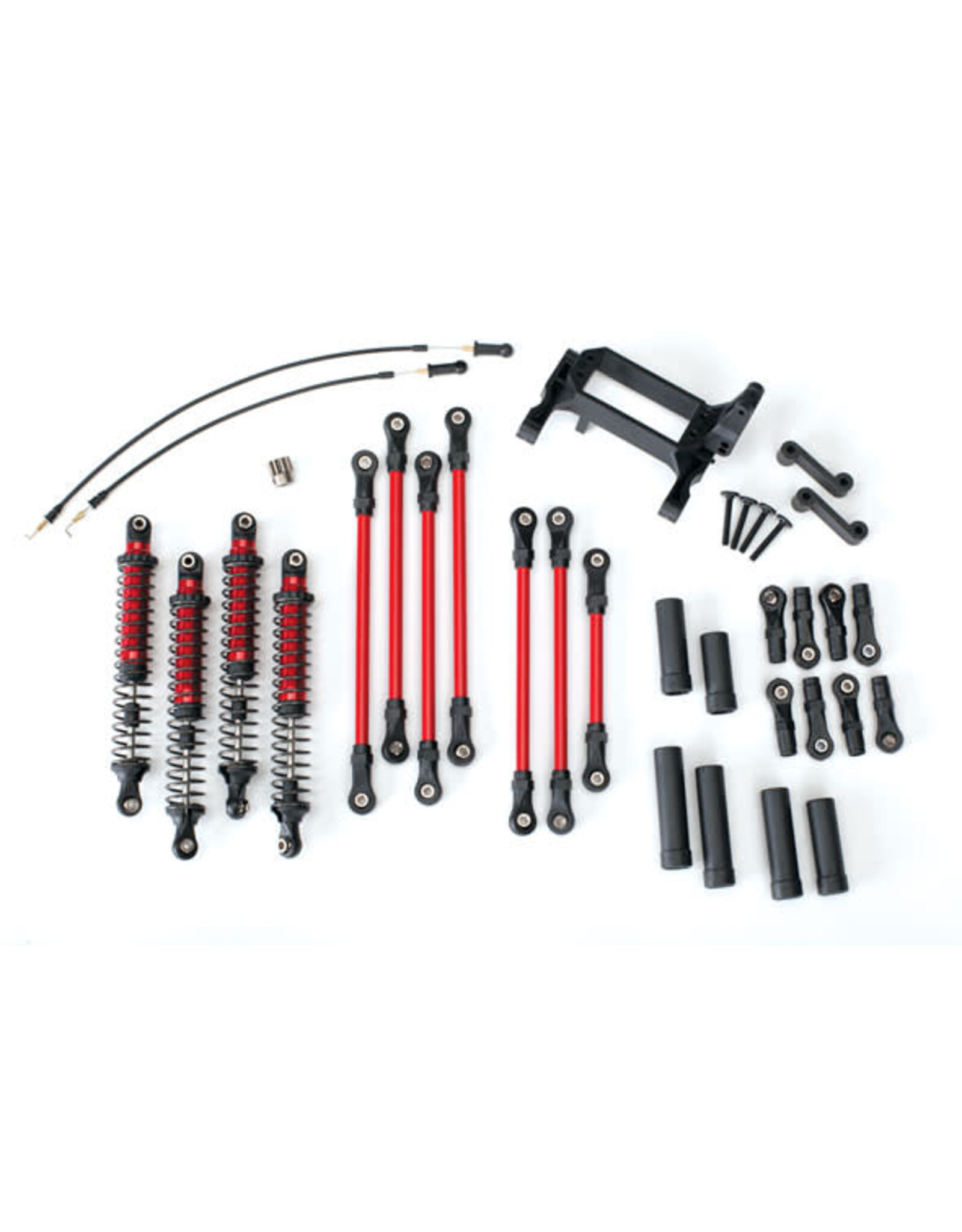 Traxxas Long Arm Lift Kit, TRX-4, complete - Red