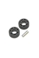 Team Losi Racing Idler Gear & Shaft, Laydown: 22 4.0