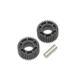 Team Losi Racing Idler Gear & Shaft, Laydown: 22 4.0