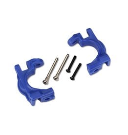 Traxxas Caster blocks (c-hubs), extreme heavy duty, blue