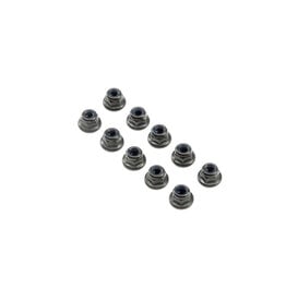 Team Losi Racing M3 Flanged Lock Nuts (10)