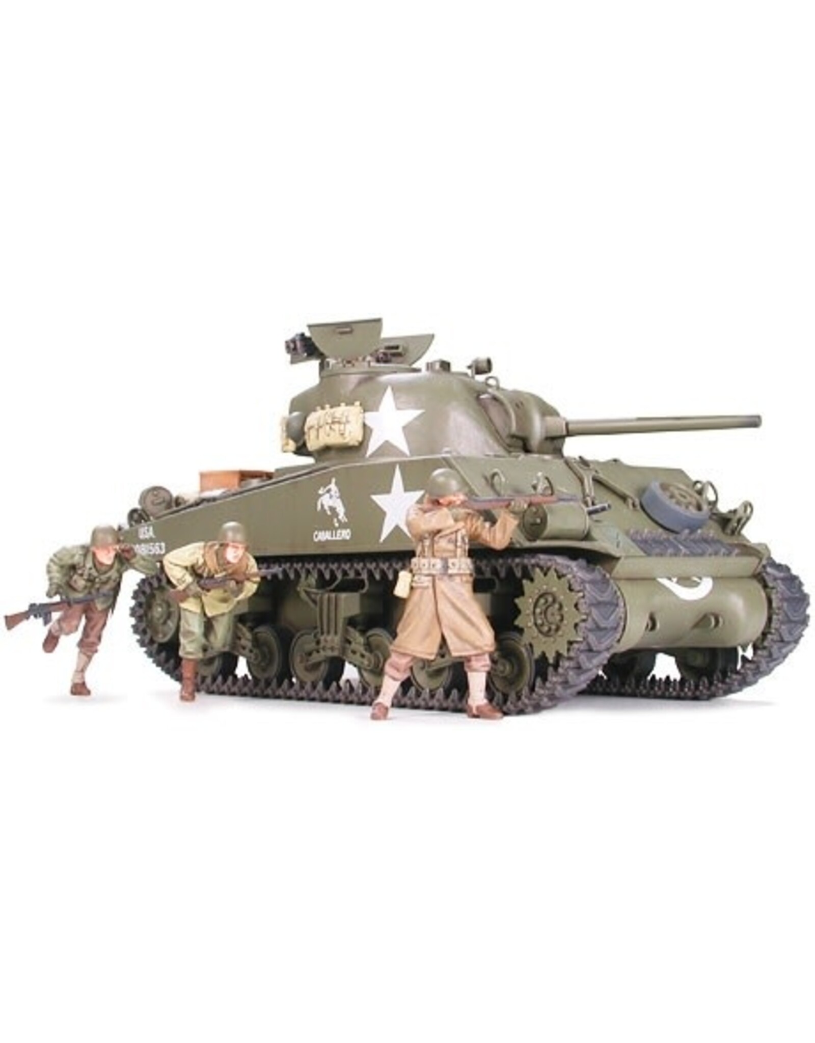 Tamiya M4A3 Sherman Plastic Model Kit, 75mm