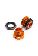 HPI Racing 5mm Hex Wheel Adapters, Trophy Buggy (Orange/Black)