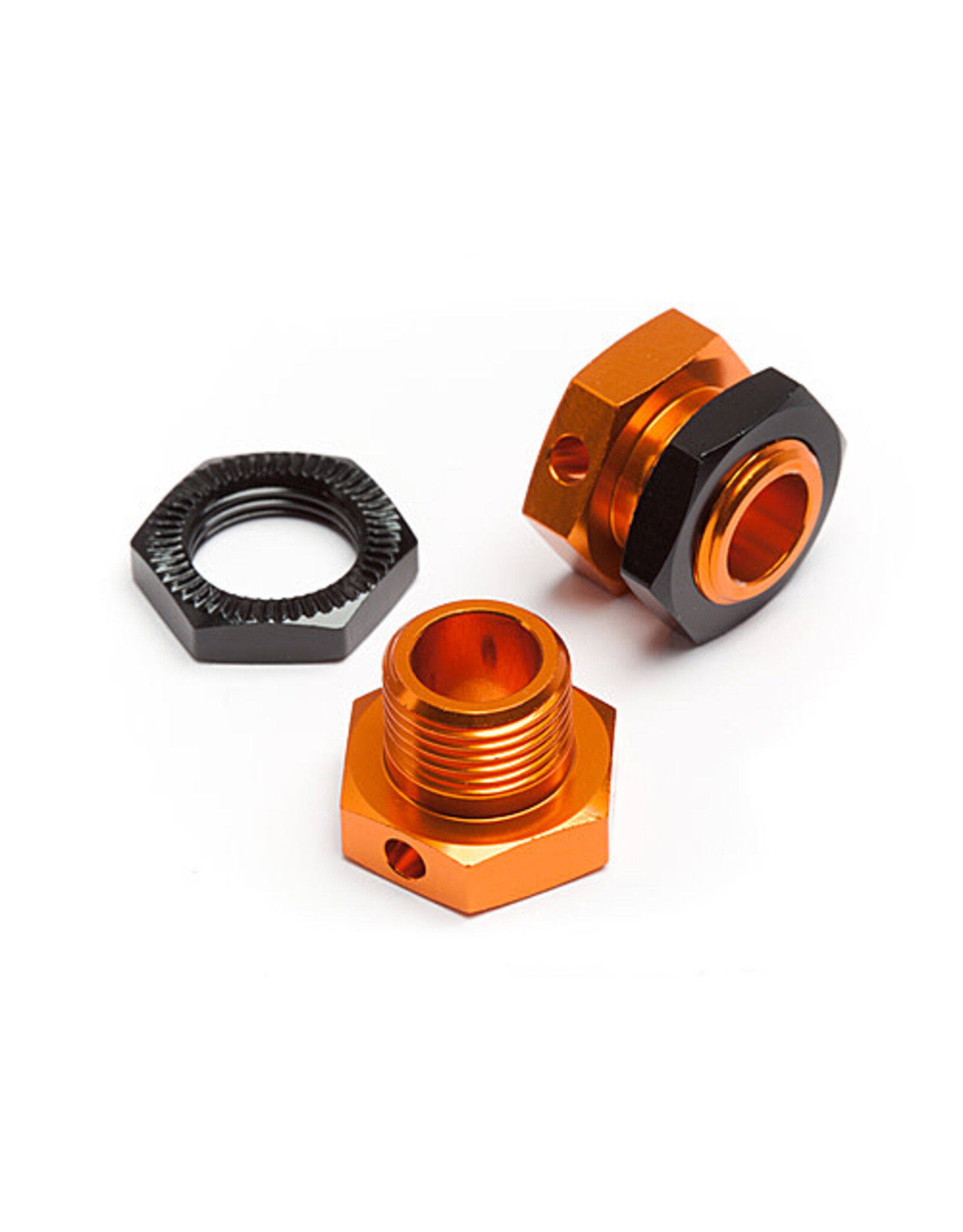 HPI Racing 5mm Hex Wheel Adapters, Trophy Buggy (Orange/Black)