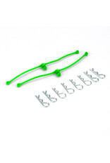 Dubro Body Klip Retainers ( Lime Green )