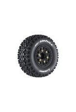 Louise R/C SC-Uphill 2.2/3.0" - 12,14,17mm Hex Blk Whls (2)
