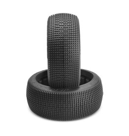 JConcepts Reflex, Green Compound Tires, Fits 1/8th Buggy