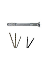 Racers Edge Pin Vise Miniature Drill Set with 2.0, 2.5 and 3.0mm