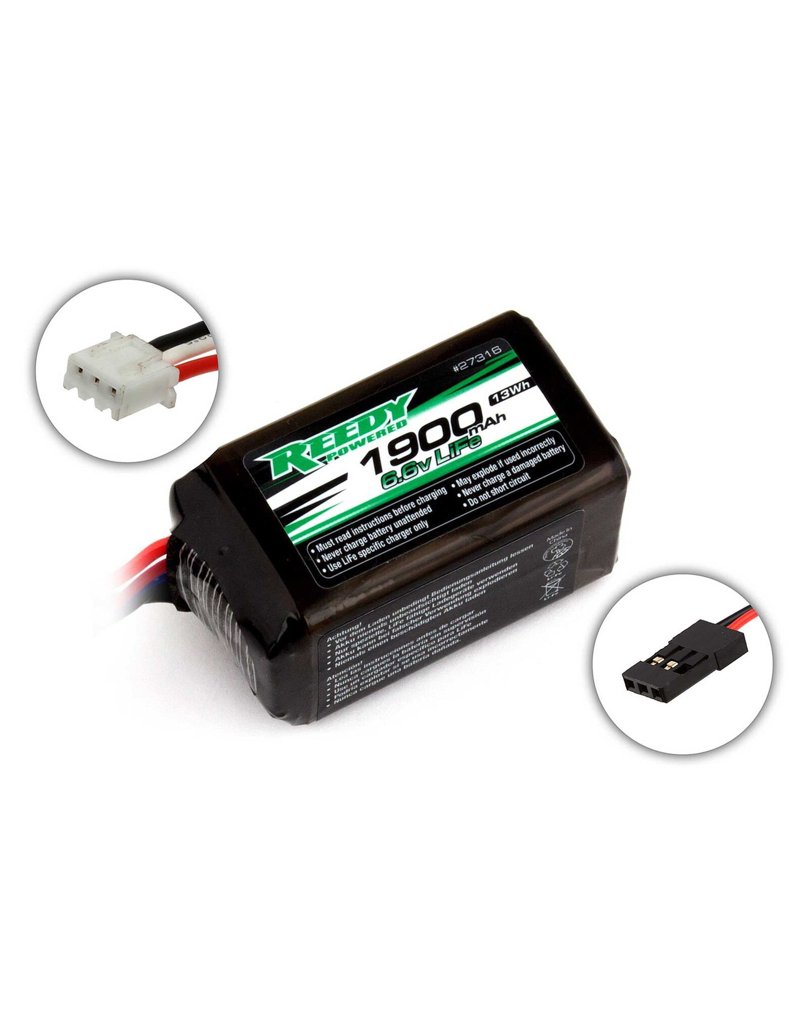 Reedy Reedy LiFe Pro RX 1900mAH 6.6V Flat
